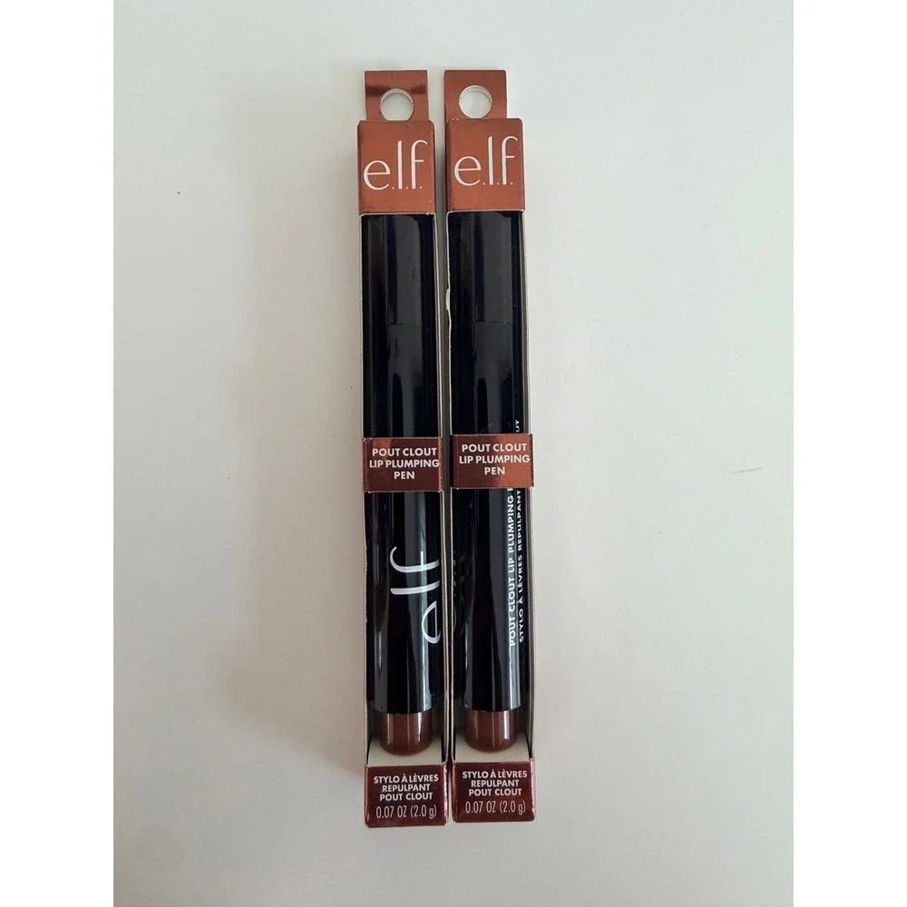 e.l.f. Pout Clout Lip Plumping Pen 2pk Bust A Mauve 0.07oz NWT